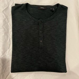 Theory Henley long sleeve shirt
